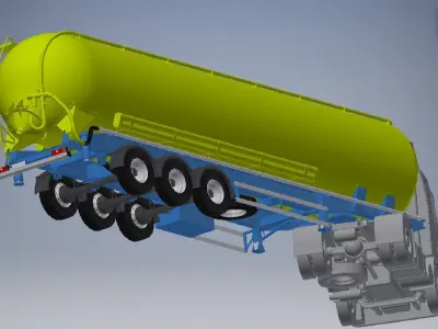 simulator EqBulk truck 3D model 3D model