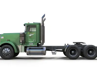 Freightliner Classic XL daycab truck 3D model