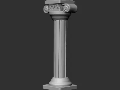 Pillar column 3D print model