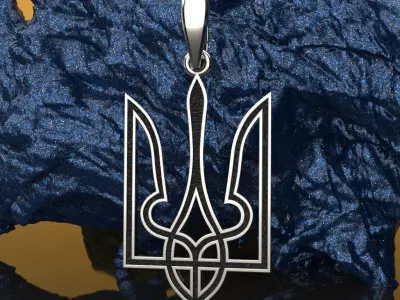 Ukrainian Trident  3D print model