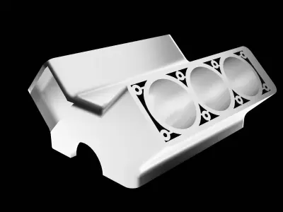 V-6 Engine Upper Body 3D print model