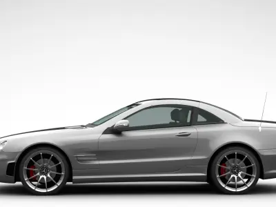 Mercedes Benz SL65 AMG R230 3D model