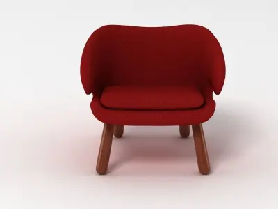 Finn Juhl Pelikan Chair 3D model