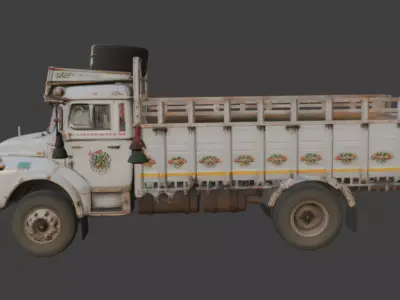 Cargo Truck 3D Model 3D model