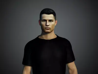 Cristiano Ronaldo 3D model purchase