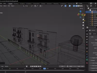 building of goa 3D model