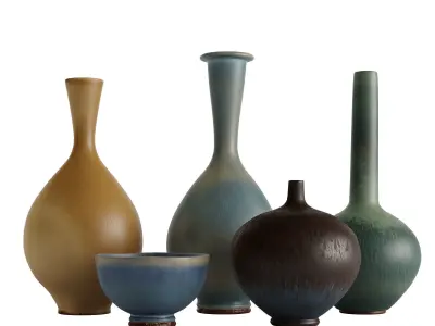 Berndt Friberg ceramic vase collection