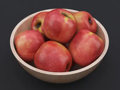 Fruit Bowl V 3D model
