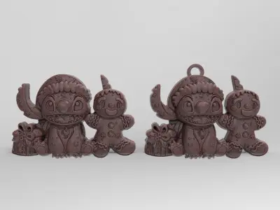 chritsmas tree stitch decor  3D print model