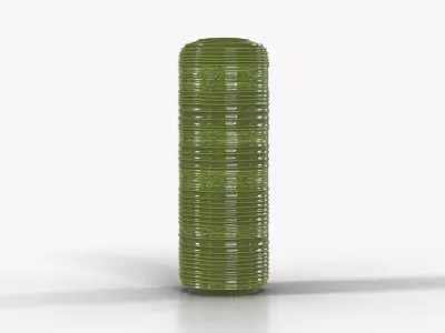 Vase Ceramic H44 Low-poly 3D model