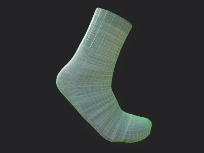 Socks  M13 Low-poly 3D model