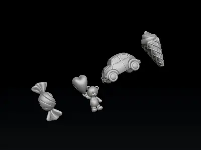 Beads For Bracelet 3D print model