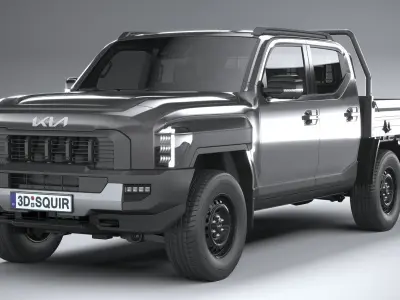 Kia Tasman Cargo DoubleCab 2026 3D model