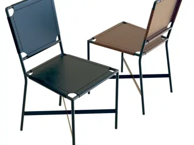 Crate and Barrel - Laredo Dining Chair 3D model