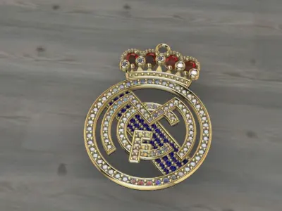 dije-Colgante Real Madrid 7g  3D print model