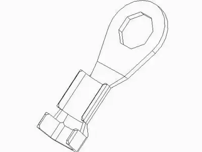1120601 Eyelet terminal 3D print model