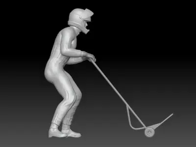 FORMULA ONE PIT STOP 3 3D print model