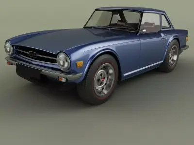 Triumph TR6 mk2 3D model