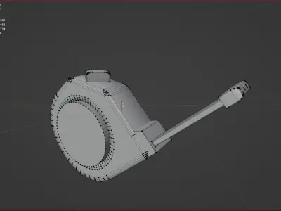 3d tape measure cartoon icon 3D model