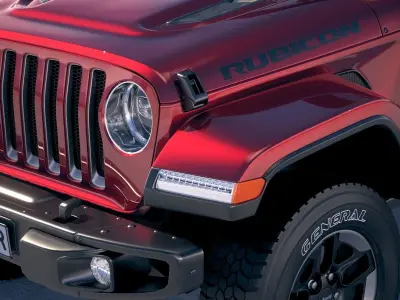 Jeep Wrangler Rubicon 2018 3D model