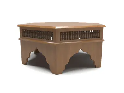 Islamic Mashrabiya Table 3D model