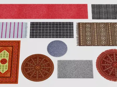 -Rugs Collection- 3D model