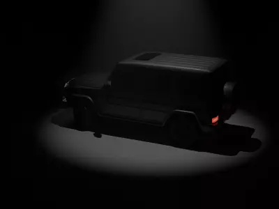 High Poly Mercedes G-Wagon 3D Model for Rendering and Animation 3D model