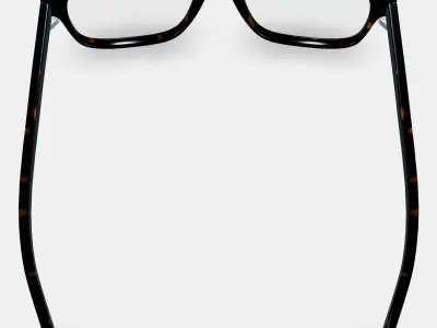 Bensen Eyeglasses in Whiskey Tortoise 3D model