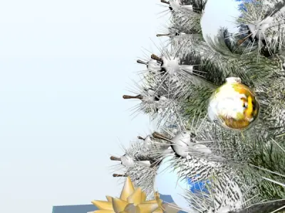 Decorated Christmas Tree 3D model