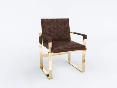 Mika Chair Low-poly 3D model