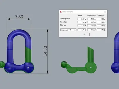 Tiffany Lock Bracelet 3D print model