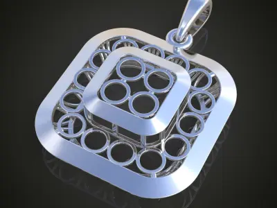 Pendant model 3D 0246 printable model Free 3D print model