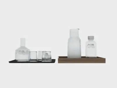 The dishes for kitchen 3D model