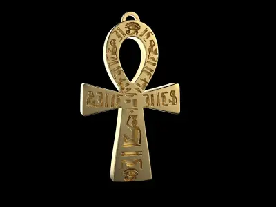 Cross Ankh  3D print model