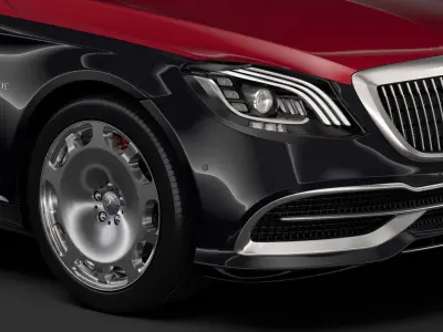Mercedes Maybach S 560 4Matic X222 2019 3D model