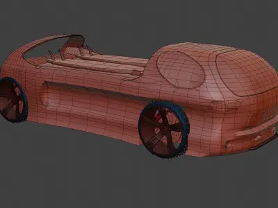 Hotwheels Deora 2 3D model