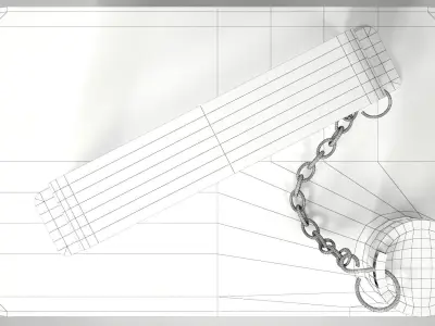  Vintage Castrol Petrol Gas Fuel Can Low-poly 3D model