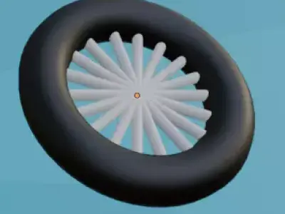 wheell level 1 Free 3D model