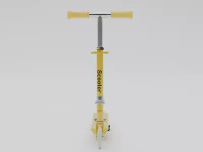 Electrical Cycle Low-poly 3D model