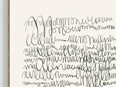 Plaster Two Photo Frame 275 Low-poly 3D model