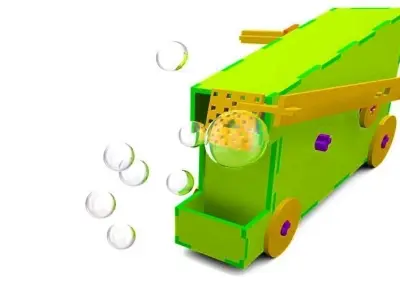 Bubble Truck Free 3D model