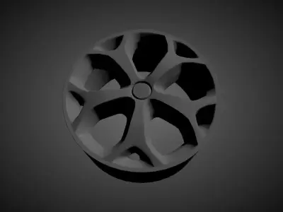 OPEL ADAMS OEM scalable and printable rims 3D print model