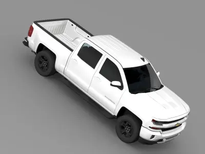 Chevrolet Silverado LT Z71 Crew Cab GMTK2 Short Box 2016 3D model
