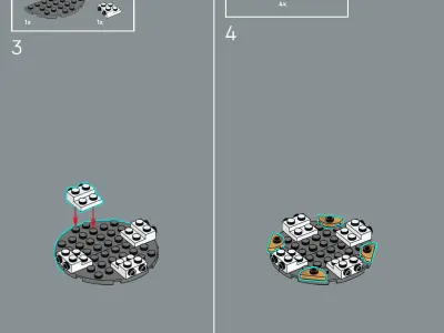 TwindBricks3D - 10370 Poinsettia 3D print model