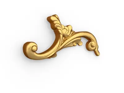 Classic decor ornament 330 3D model