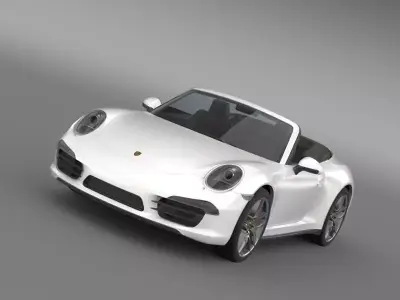 Porsche 911 Carerra Cabrio 2013 3D model