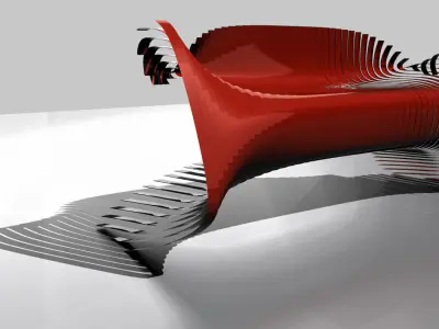 Parametric Furniture Design Grasshopper Rhino Files Download 3D model