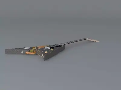 The VILLANIZER guitar Free 3D model