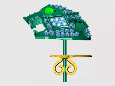 Tiger Earing  3D print model