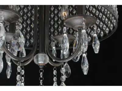 Mckamey light Dimmable Drum Chandelier 3D model
